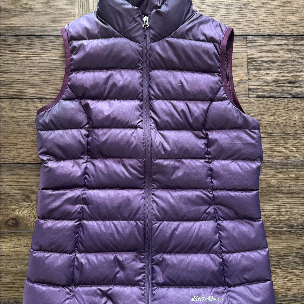 Eddie Bauer Women's Purple Puffer Vest
